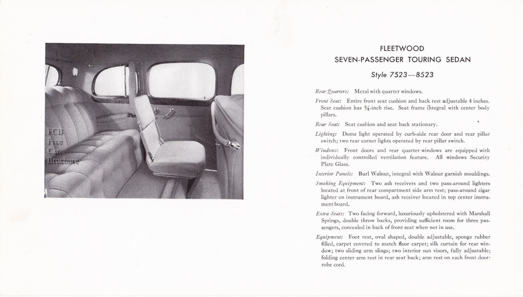 1937 Cadillac Fleetwood Portfolio Page 28